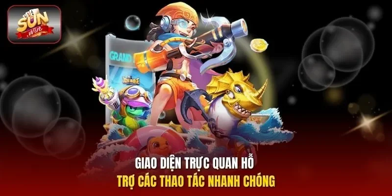 Giao diện trực quan hỗ trợ các thao tác nhanh chóng
