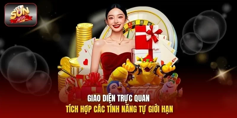 Giao diện trực quan tích hợp các tính năng tự giới hạn